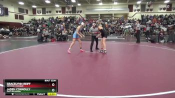 120 lbs Cons. Round 3 - Jaden Connolly, East Buchanan vs Gracelynn Reiff, Western Dubuque