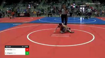 55 lbs Semifinal - Ronan Winkle, Bixby Youth Wrestling vs Case Kilgore, Checotah Matcats