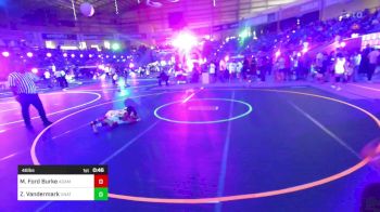 46 lbs Quarterfinal - Mya Ford Burke, Adams City WC vs Zayla Vandermark, Unattached