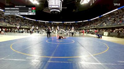 130 lbs Round Of 16 - Drew Churchill, Delaware Valley vs Lincoln Slupski, Harborcreek