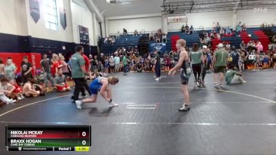 150 lbs Semifinal - Nikolai McKay, Carolina Reapers vs Braxx Hogan, Cane Bay Cobras