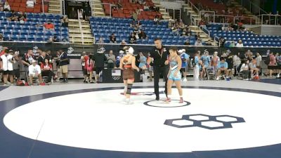 100 lbs Champ. Rd Of 32 - Anna White, North Dakota vs Kyrian Perez, Oklahoma