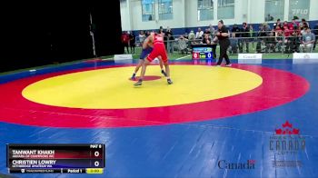 65kg Champ. Round 2 - Tanwant Khakh, Akhara Of Champions WC vs Christien Lowry, Lethbridge Amateur WA