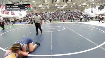 Girls 155 lbs Cons. Semi - Helena Rodriguez, Lincoln Girls vs Gott Katherine, Salinas Girls