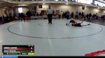 83 lbs Quarterfinal - Jeremy Carver, Delta Wrestling Club Inc. vs Drew Heisler, The Fort Hammers Wrestling