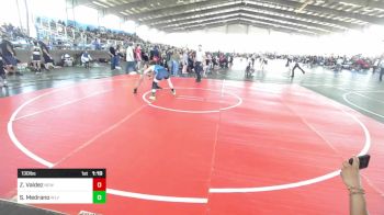 130 lbs Semifinal - Zack Valdez, New Mexico Bad Boyz vs Santiago Medrano, Wlv Jr Wrestling