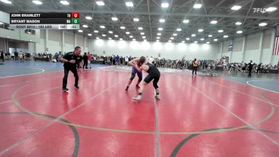 182 lbs Consi Of 16 #2 - John Bramlett, TN vs Bryant Mason, MA