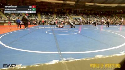 120 lbs Round Of 16 - Piper Weaver, Open Mats vs Iliza Ritzert, Maurer Coughlin Wrestling Club