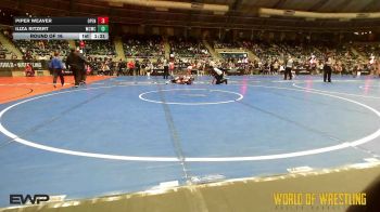 120 lbs Round Of 16 - Piper Weaver, Open Mats vs Iliza Ritzert, Maurer Coughlin Wrestling Club