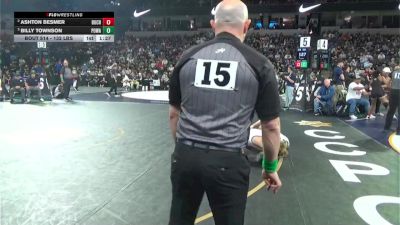 132 lbs Semifinal - Ashton Besmer, Buchanan (CS) vs Billy Townson, Poway (SD)
