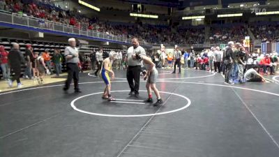 90 lbs Consi Of 16 #1 - Carter Deeter, Southern Columbia vs Arlo Kozar, Ligonier Valley