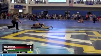 120 lbs Cons. Round 4 - Sam Johnson, Springfield (Holland) vs Jacob Bishop, TINORA