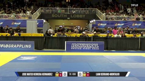 Jose Mateo Herrera Hernandez vs Liam Serrano-Montalvo 2026 Pan Kids Jiu-Jitsu IBJJF Championship
