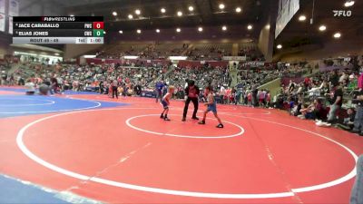 49 lbs 3rd Place Match - Jace Caraballo, Paris Wrestling Club vs Elias Jones, Conway Wrestling Club