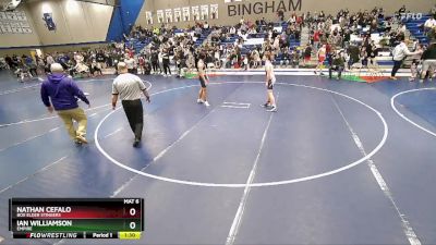 135 lbs Cons. Round 1 - Nathan Cefalo, Box Elder Stingers vs Ian Williamson, Empire
