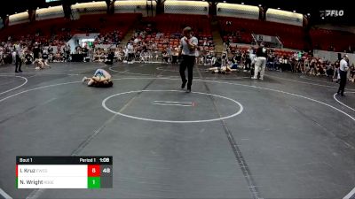 84 lbs Finals (2 Team) - Nolan Wright, Rogue WC vs Isaac Kruz, Empyre WC Gold