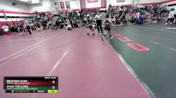 75-80 lbs Cons. Round 2 - Brayden Duke, Odessa Youth Wrestling vs Ryan Toellner, Pirate Powerhouse Wrestling Ac