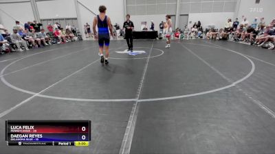 165 lbs Placement Matches (16 Team) - Luca Felix, Pennsylvania vs Daegan Reyes, Oklahoma Blue