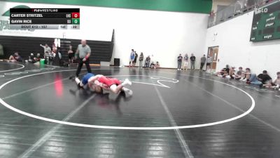157 lbs Cons. Round 4 - Gavin Rice, D3 vs Carter Stritzel, Lafayette High School