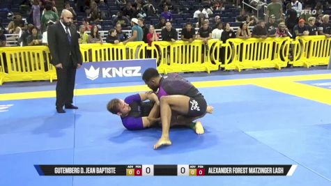 Alexander Forest Matzinger Lash vs Gutemberg D. Jean Baptiste 2025 Pan IBJJF Jiu-Jitsu No-Gi Championship