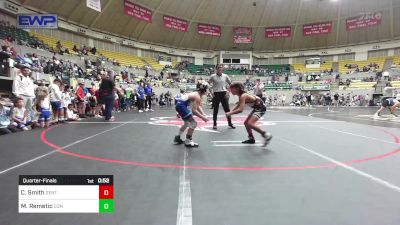 70 lbs Quarterfinal - Clayton Smith, Gentry Youth Organization Wrestling vs Michael Remetic, Conway Wrestling Club