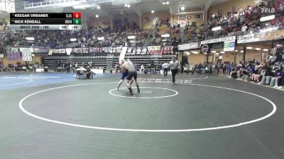 190 lbs Cons. Semi - Keegan Urbanek, Ellsworth HS vs Nick Kendall, Belleville-Republic County HS