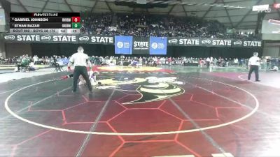 Boys 3A 175 lbs Cons. Round 7 - Gabriel Johnson, River Ridge vs Ethan Bazar, Oak Harbor