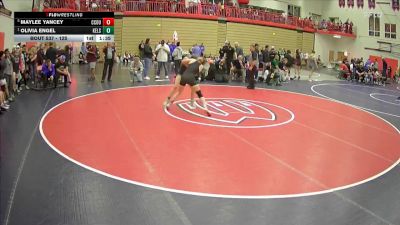 125 lbs Semifinal - Olivia Engel, Kelso vs Maylee Yancey, Crook County