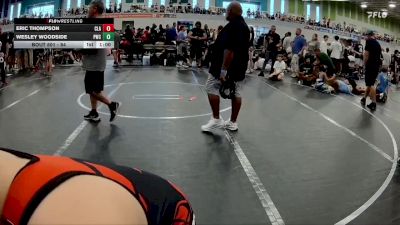 84 lbs Champ. Round 1 - Eric Thompson, Clay vs Wesley Woodside, PWC