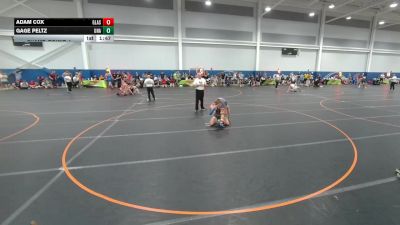 165 lbs Champ. Round 4 - Adam Cox, Glasgow Wrestling vs Gage Peltz, Unattached