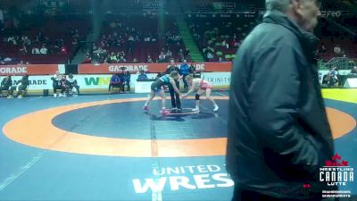 57kg 3rd Place Match - Kai Paré, Coast Wrestling Academy & Society vs Myla Blackshaw, Matmen WC (Kitchener)