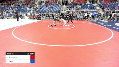 132 lbs Rnd Of 64 - Jax Forrest, PA vs Christian Davis, AZ