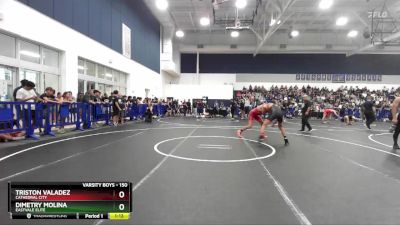 150 lbs Champ. Round 2 - Dimetry Molina, Eastvale Elite vs Triston Valadez, Cathedral City