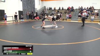 J-8 lbs Semifinal - Jack Cave, Iowa City Wrestling Club vs Anthony Noriega, Wrath