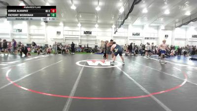 285 lbs Round Of 16 - Jorge Alvarvz, No Bad Days vs Victory Workman, OH