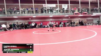 113 lbs 1st Place Match - Carter Kimball, Grace vs Hunter Anderson, Rigby High School