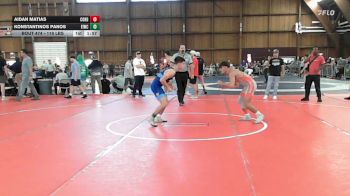 119 lbs Consi Of 4 - Aidan Matias, Cordoba Trained vs Konstantinos Panos, Eiwc