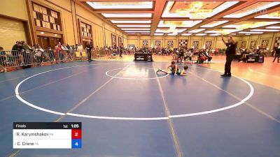 98 lbs Final - Ramazan Karymshakov, Pa vs Coy Crane, Pa