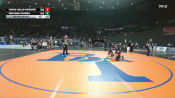 5A Boys 113 lbs Quarterfinal - Lukas Salas-Sanchez, Thurston Boys vs Brayden Thomas, Dallas Boys