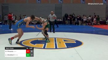 140 lbs Semifinal - Austin Rhoads, Clovis vs Zane Stoddard, Poway