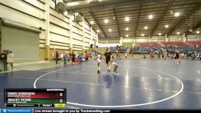 55 lbs Quarterfinal - Owen Sorenson, Davis Wrestling Club vs Gracey Mckee, Uintah Wrestling