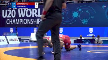 97 kg Finals 1-2 - Rizabek Aitmukhan, Kazakhstan vs Khetag Karsanov, Azerbaijan
