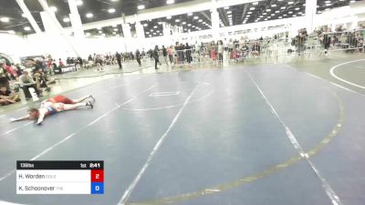 136 lbs Consolation - Hailey Worden, Gold Rush Wrestling vs Kenadee Schoonover, The Valley Vipers