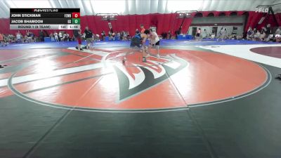 175 lbs Round 1 (8 Team) - John Stickman, FZ Wrestling Club B vs Jacob Shamoon, Glenbrook South