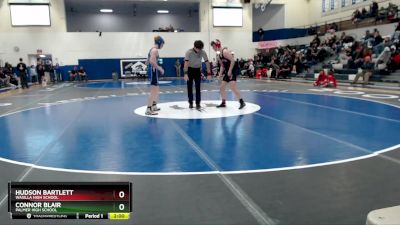 140 lbs Champ. Round 1 - Connor Blair, Palmer High School vs HUDSON BARTLETT, Wasilla High School