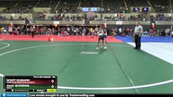 85 lbs Cons. Round 2 - Isaac Quandahl, NEIWC vs Wyatt Schramm, Sarbacker Wrestling Academy