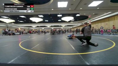55 lbs Semifinal - T Liam Valles Cormier, Team Aggression vs Christian King, Manu Wr Ac