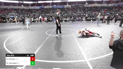 120 lbs Semifinal - Gregory Harkey, Bulls vs Matteo Gonzalez, Florida National Team