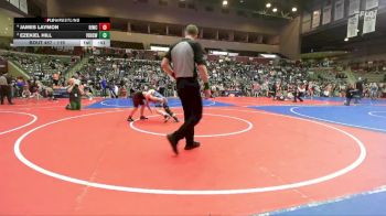 115 lbs Round 2 - Ezekiel Hill, Van Buren High School Wrestling vs James Laymon, Rogers Iron Wrestling Club