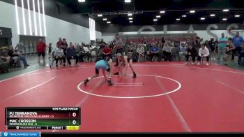 95 lbs Placement Matches (8 Team) - Mac Crosson, Minions Black (GA) vs PJ Terranova, Roundtree Wrestling Academy